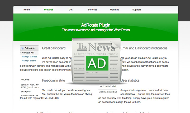 AdRotate Plugin پلاگين اخبار وردپرس