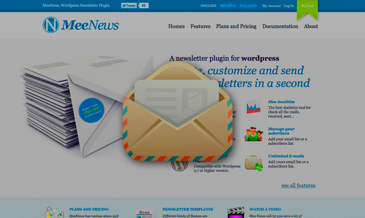Mee News, A newsletter plugin for wordpress پلاگين نامه رسان وردپرس