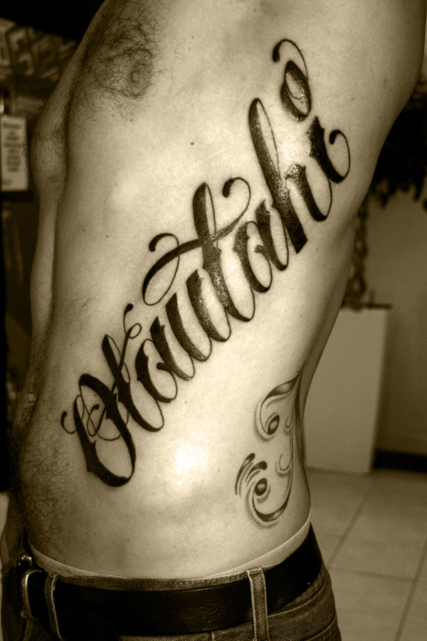 30 Typographic Tattoos