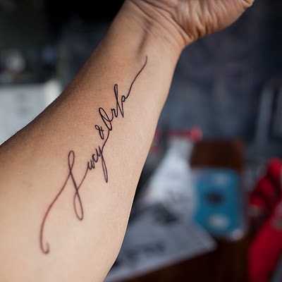 Sk-Ink Lovers!!!: Lettering Tattoo