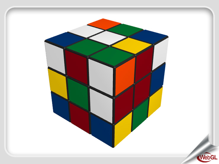WebGL Rubik's Cube, by Werner Randelshofer