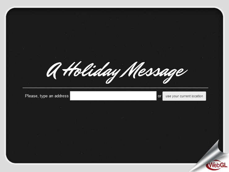 A holiday message, by @thespite & @mrdoob
