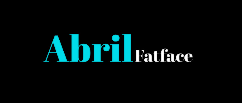 Abril Fatface