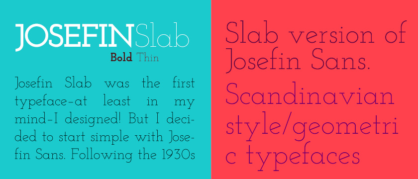 Josefin Slab