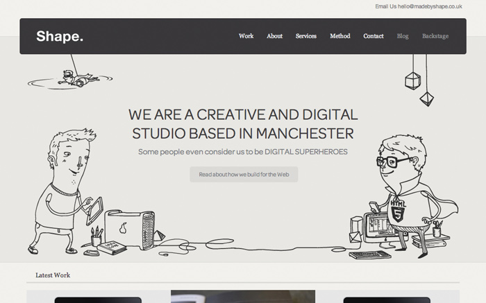 Shape Design Studio - Site of the Day October 27 2012
