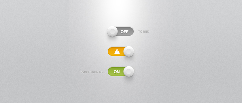 Buttons Lights Shadows UI