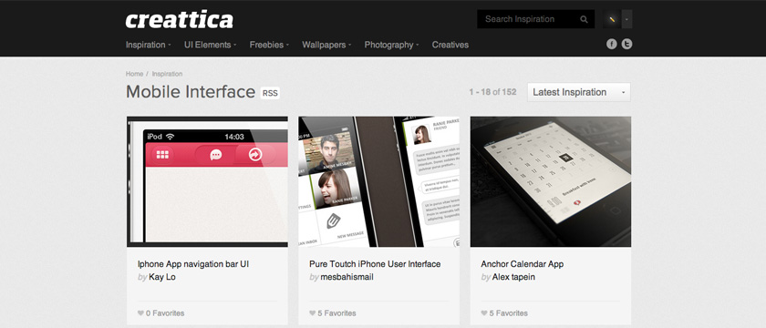 Creattica Mobile Inspiration