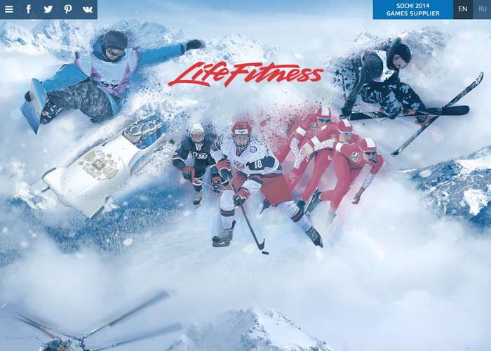 Life Fitness at the Sochi 2014 Winter Olympics