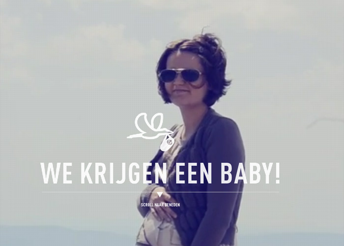 We krijgen een baby!