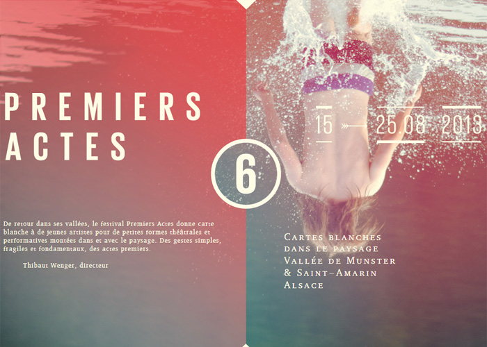 Festival Premiers Actes