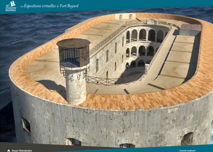 The virtual exhibitions of Fort Boyard