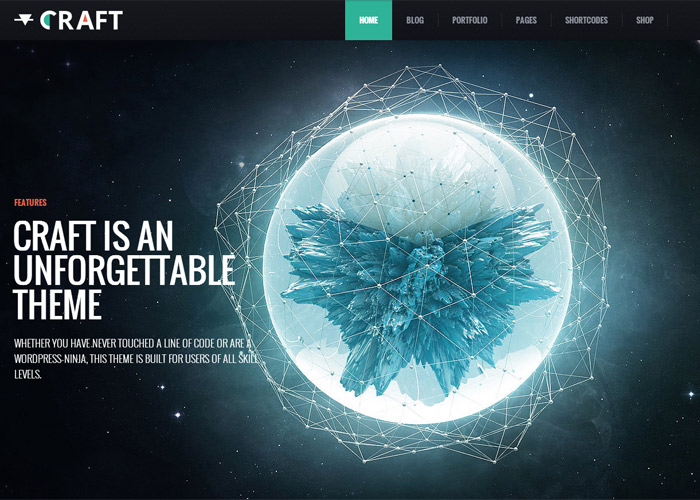 Craft - Responsive & Retina Ready WordPress Theme
