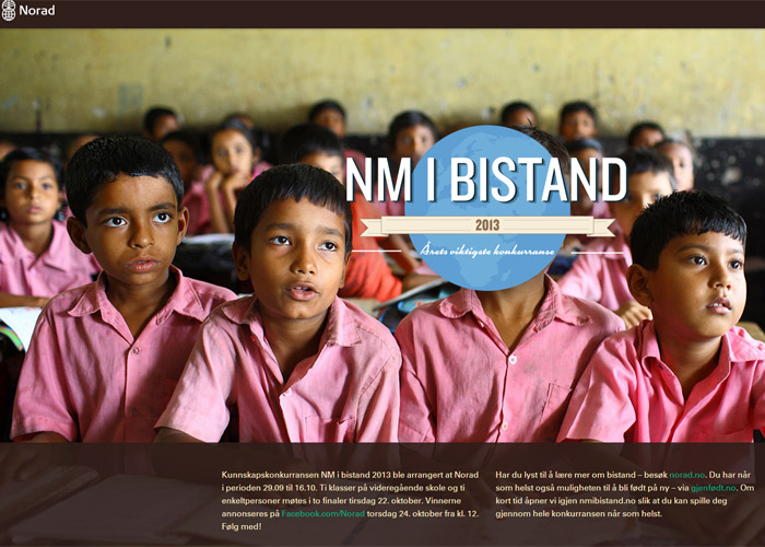 NM i Bistand 2013