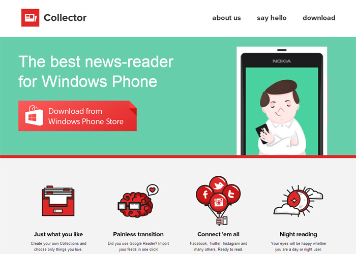 Collector for Windows Phone