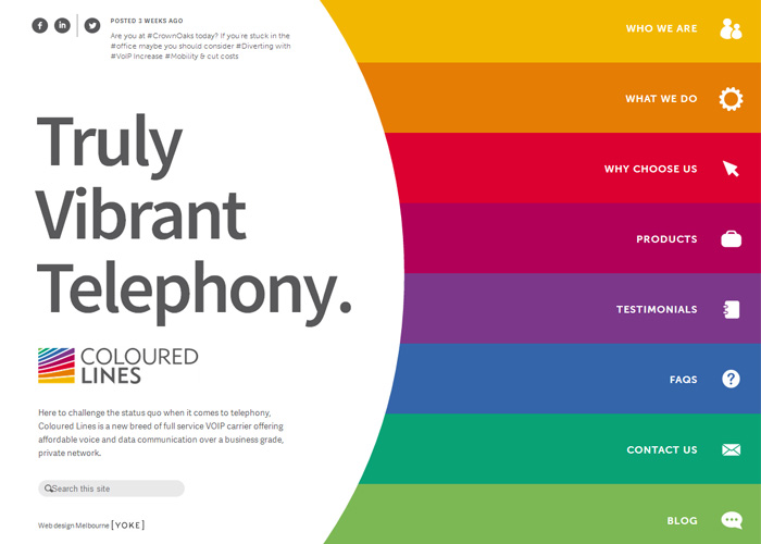 Coloured Lines
