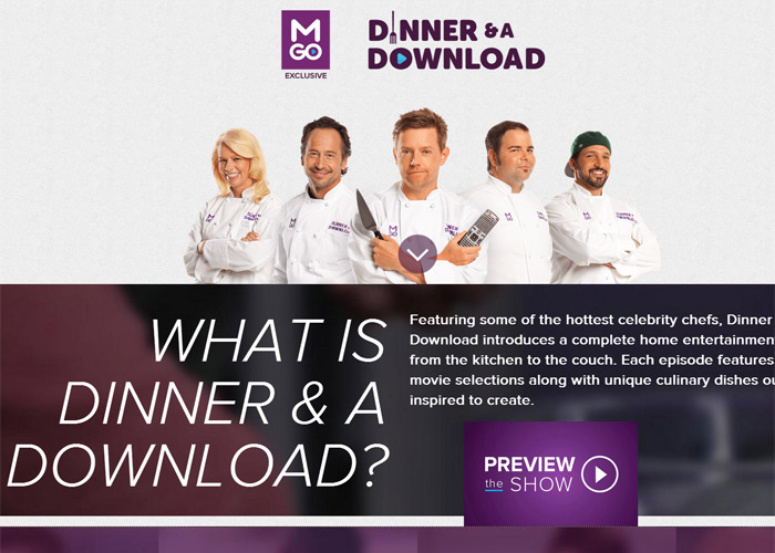 M-Go Dinner and a Download