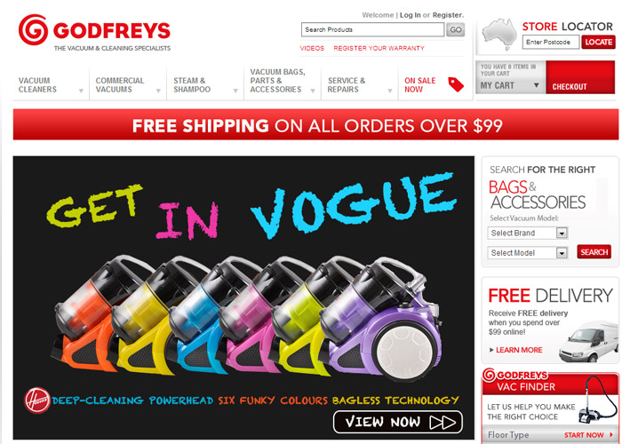 Godfreys Vacuum Cleaners