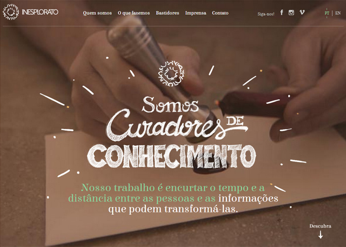 Inesplorato Curadoria de Conhecimento