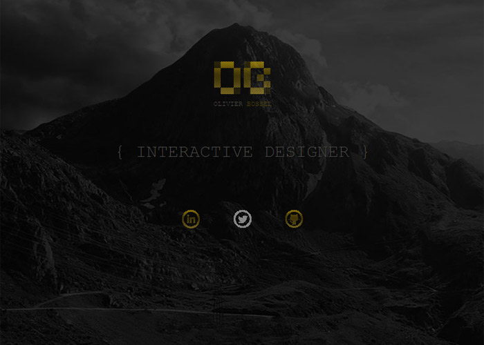 Olivier Bossel Swiss Interactive Designer