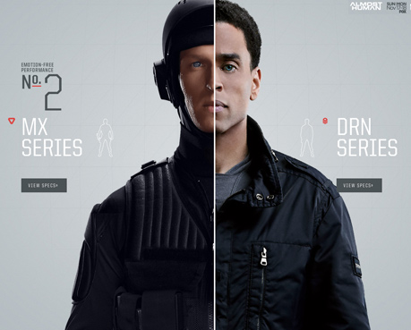 Parallax scrolling produces smooth and engaging navigation