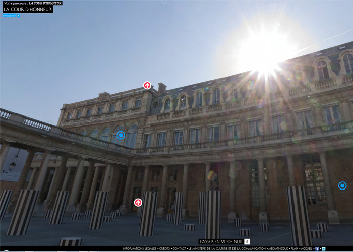 Virtual visit of the French Culture Ministry