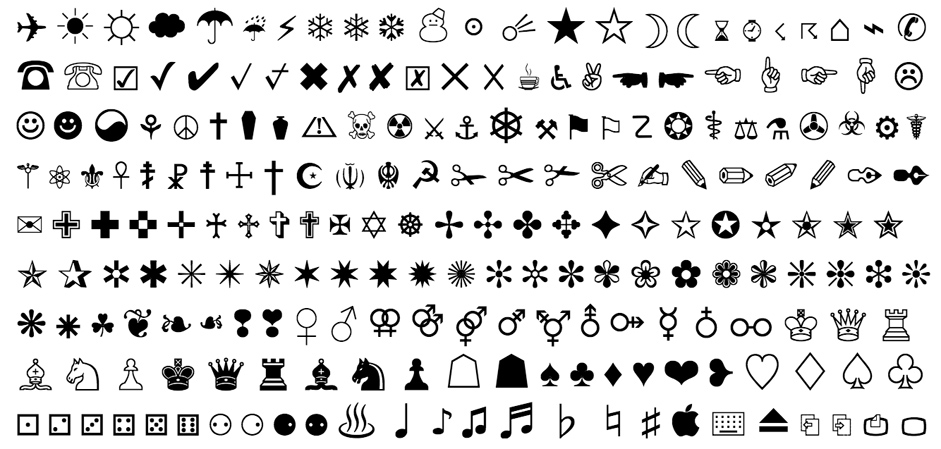 symbols to copy and paste