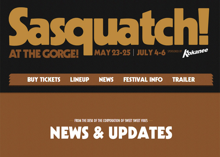Sasquatch! Festival 2013