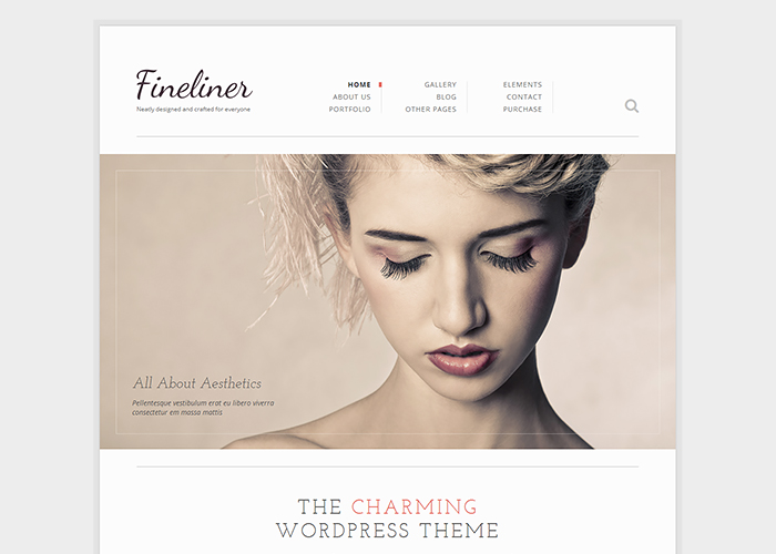 Fineliner - Responsive Portfolio WordPress Theme