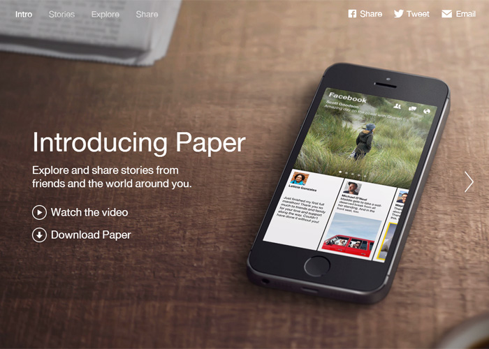 Paper - Stories from Facebook