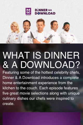 M-Go Dinner and a Download