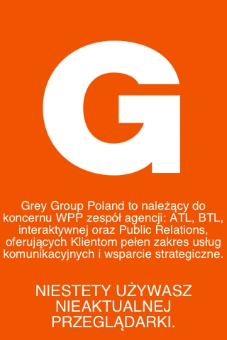 GREY GROUP POLAND - one page website