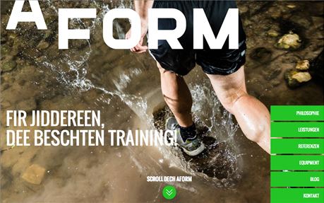 AFORM- parallax scrolling experience