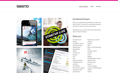 saismo - beautiful & useable UI