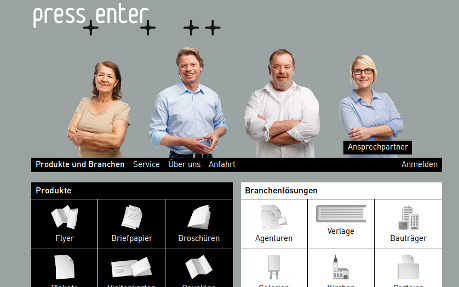 pressenter Online-Druckshop