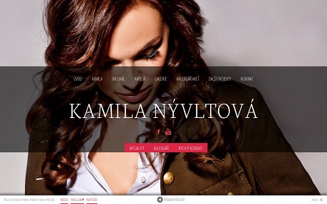 Czech singer Kamila Nývltová