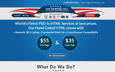 PSD To HTML USA