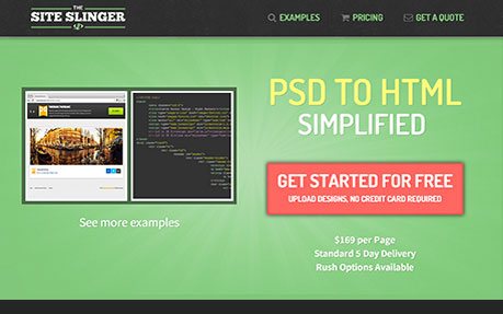 The Site Slinger PSD to HTML