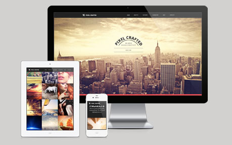 Pixel Crafted - HTML Onepage Responsive Template