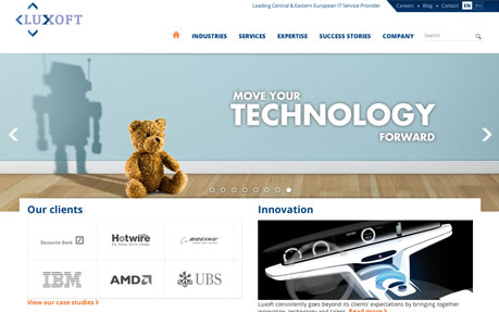 Luxoft Corporate Website