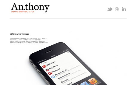 An.thony | UI / UX Designer