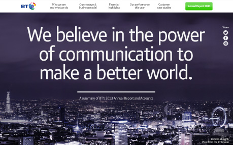 A summary of BT’s 2013 Annual Report and Accounts