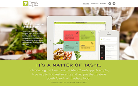 Fresh on the Menu App