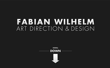 Portfolio Website of Art Director Fabian Wilhelm
