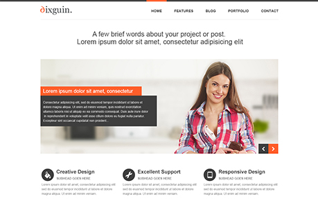 Sixguin - Responsive Portfolio & Blog Theme