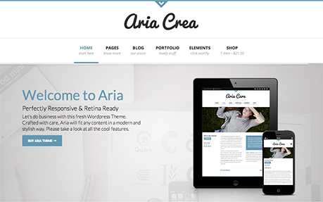 Aria - Pure Business WP Theme