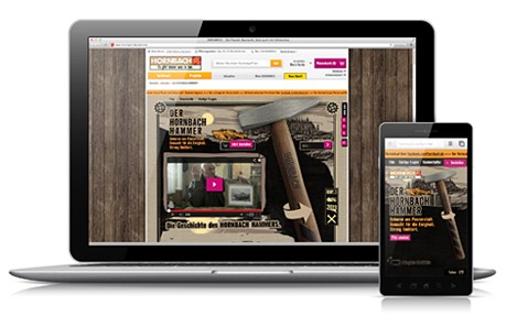 The HORNBACH HAMMER made from tank steel