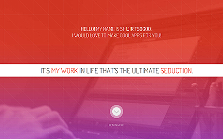 Shijir Tsogoo's portfolio site