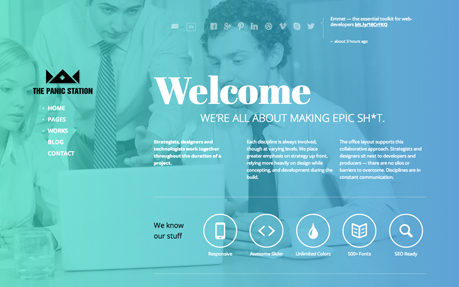 Panic WordPress Theme