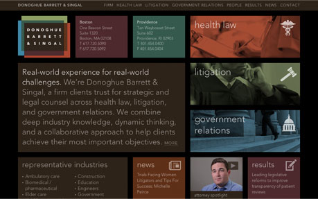 Donoghue Barrett & Singal website