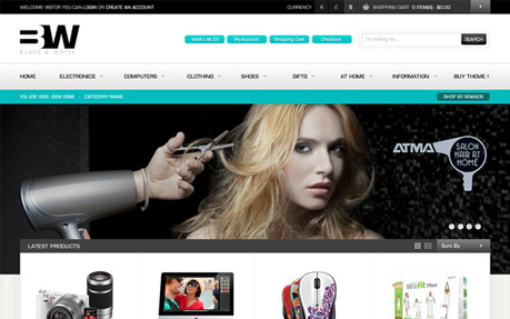 B&W Magento eCommerce theme